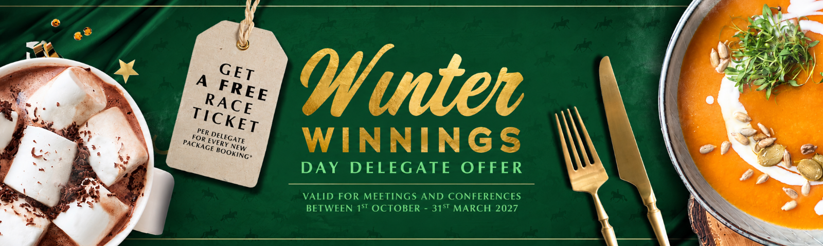 winter winnings day delegate rate package at brighton racecourse 2026/2027