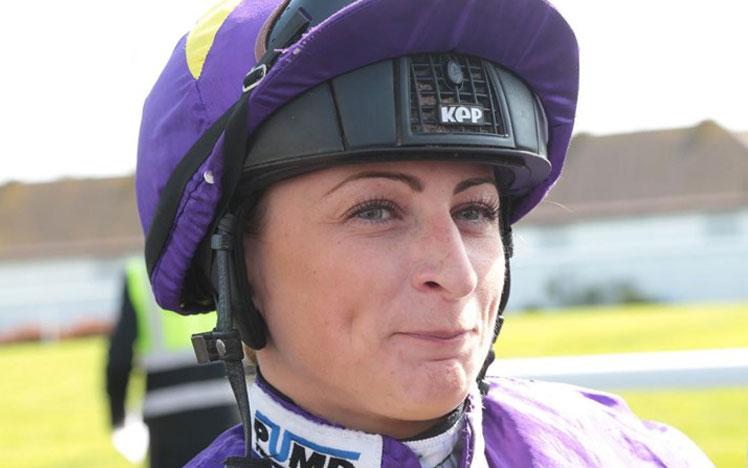 The jockey Nicola Currie