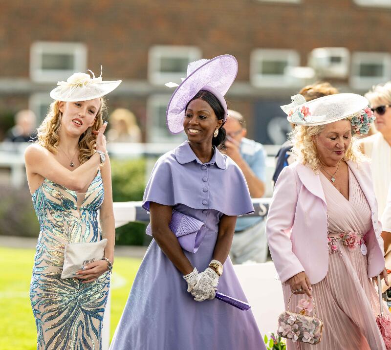 The finalists of the Style Awards at Brighton Racecourse Ladies Day