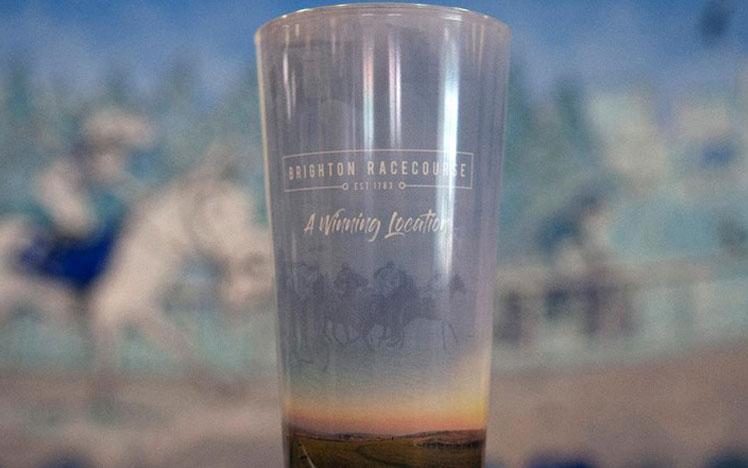 New eco friendly Brighton Racecourse branded cup