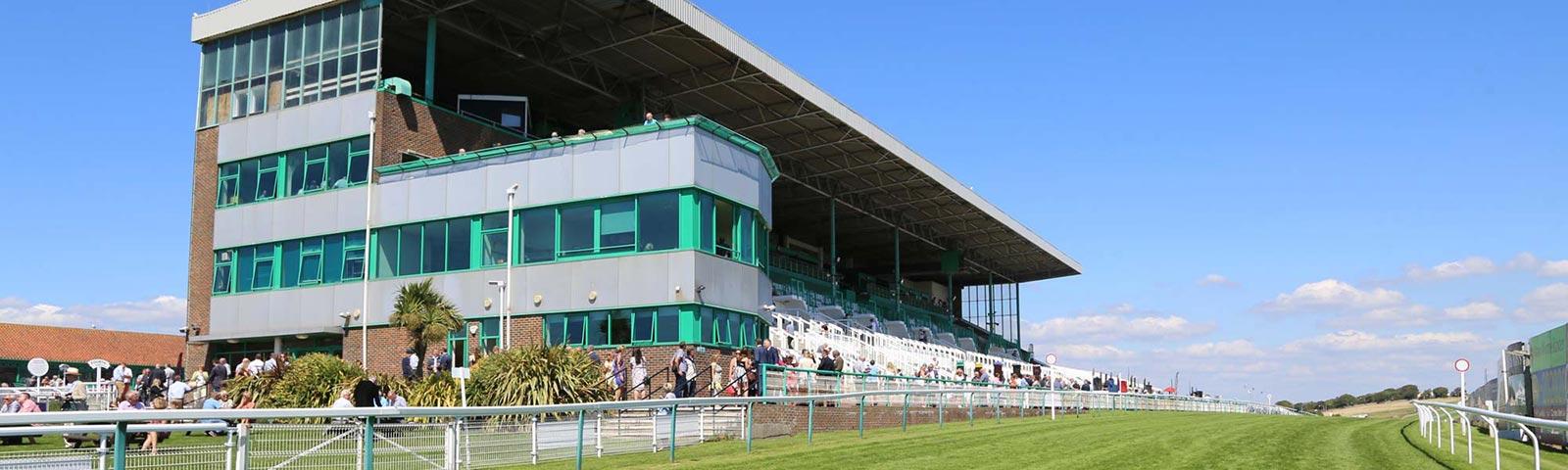 Brighton Racecourse main grandstand
